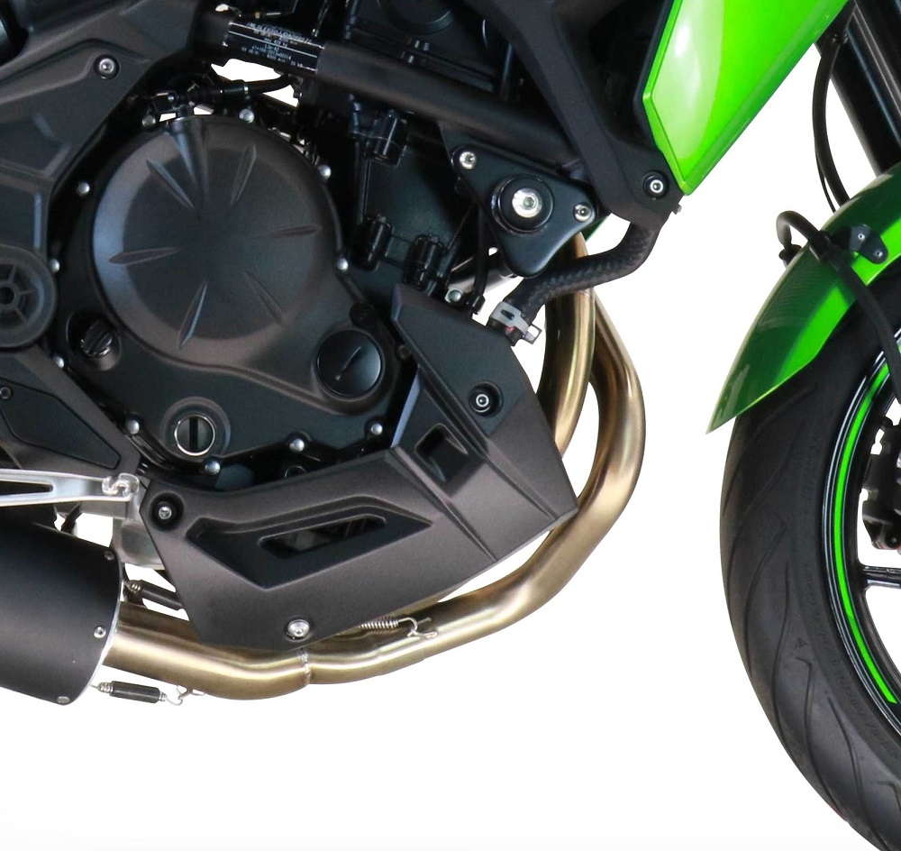 Exhaust compatible with Kawasaki Versys 650 2021-2022, M3 Poppy , Full system exhaust, including removable db killer 