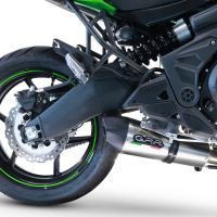Exhaust compatible with Kawasaki Versys 650 2015-2016, Gpe Ann. titanium, Full system exhaust, including removable db killer 