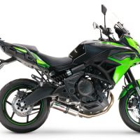 Exhaust compatible with Kawasaki Versys 650 2023-2024, M3 Inox , Full system exhaust, including removable db killer 