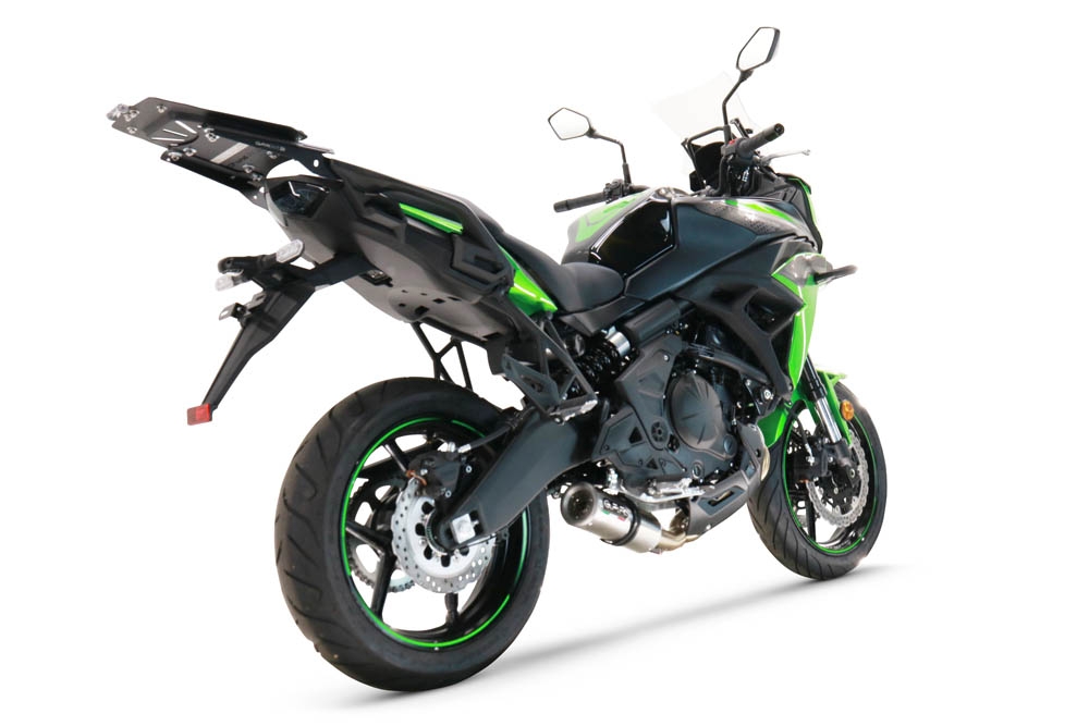 Exhaust compatible with Kawasaki Versys 650 2023-2024, M3 Inox , Full system exhaust, including removable db killer 