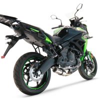 Exhaust compatible with Kawasaki Versys 650 2023-2024, M3 Inox , Full system exhaust, including removable db killer 