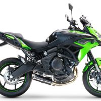 Exhaust compatible with Kawasaki Versys 650 2021-2022, M3 Poppy , Full system exhaust, including removable db killer 