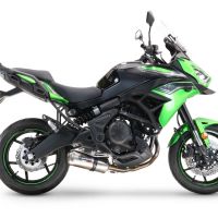 Exhaust compatible with Kawasaki Versys 650 2015-2016, Satinox , Full system exhaust, including removable db killer 