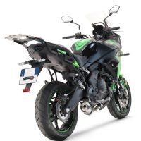 Exhaust compatible with Kawasaki Versys 650 2015-2016, Satinox , Full system exhaust, including removable db killer 