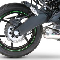 Exhaust compatible with Kawasaki Versys 650 2015-2016, Satinox , Full system exhaust, including removable db killer 