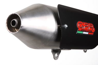 GPR escape compatible con  Quadro 350 D 2011-2013, Power Bomb, Escape legal, homologado, silenciador con db killer desmontable y tubo de conexión específico 