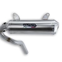 Exhaust compatible with Can Am Outlander 570 XT / DPS / XMR 2017-2023, Satinox , Slip-on exhaust including removable db killer, link pipe and catalyst 