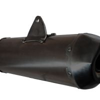 Exhaust compatible with Voge SR4 Max T 2023-2024, Pentaroad Black, Slip-on exhaust including link pipe and removable db killer 