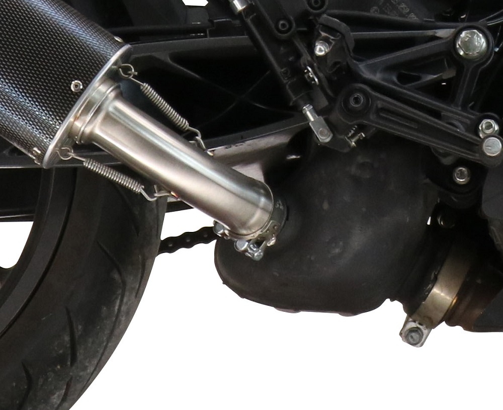 Exhaust compatible with Ktm RC 390 2022-2024, Albus Evo4, Slip-on exhaust including removable db killer and link pipe 
