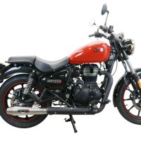 Exhaust compatible with Royal Enfield Meteor 350 2021-2023, Ultracone, Slip-on exhaust including link pipe 