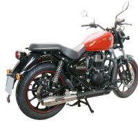Exhaust compatible with Royal Enfield Meteor 350 2021-2023, Ultracone, Slip-on exhaust including link pipe 