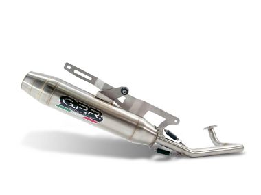 GPR escape compatible con  Honda Ruckus NPS50 2003-2024, Deeptone Inox, Escape completo, no legal para países de la UE, con db killer extraíble 
