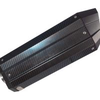 Exhaust compatible with Bmw R1250R R1250RS 2021-2024, Sonic Poppy, Slip-on exhaust including removable db killer and link pipe, EPA-compliant 