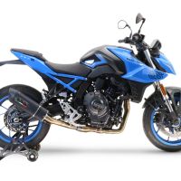 GPR exhaust compatible with Suzuki Gsx-8S 2022-2024, Furore Nero, Full system exhaust, including removable db killer 