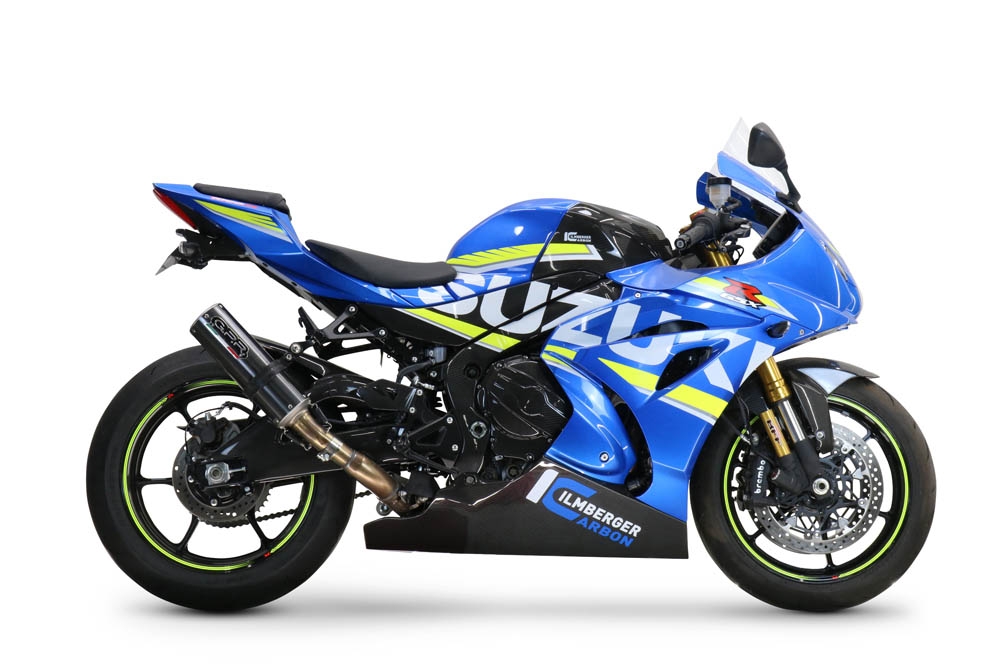 GPR exhaust compatible with Suzuki GSX-R1000 R 2021-2025, M3 Poppy , Slip-on exhaust including link pipe 