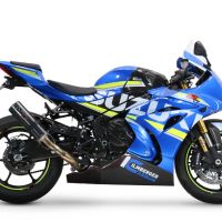 GPR exhaust compatible with Suzuki GSX-R1000 R 2021-2025, M3 Poppy , Slip-on exhaust including link pipe 