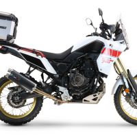 Baúl GPR TECH compatible con  Yamaha Tenere 700 2019/2020 e4 Baúl Alpi-Tech en aluminio color plata, incluye portaequipajes específico de aluminio y placa especifica de acero. Capacidad Litros 35