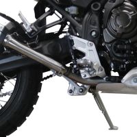 Exhaust compatible with Yamaha Tenere 700 2019-2020, Dual Poppy, Slip-on exhaust including removable db killer and link pipe 