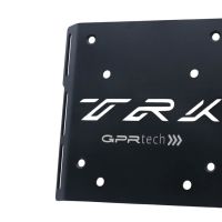 GPR TECH compatible with  Benelli Trk 125 2019/2023 GPR TECH Specific fitting plate Top Case ALPITECH 55 LT compatible with original luggage rack,stainless steel made with 4 anchor points