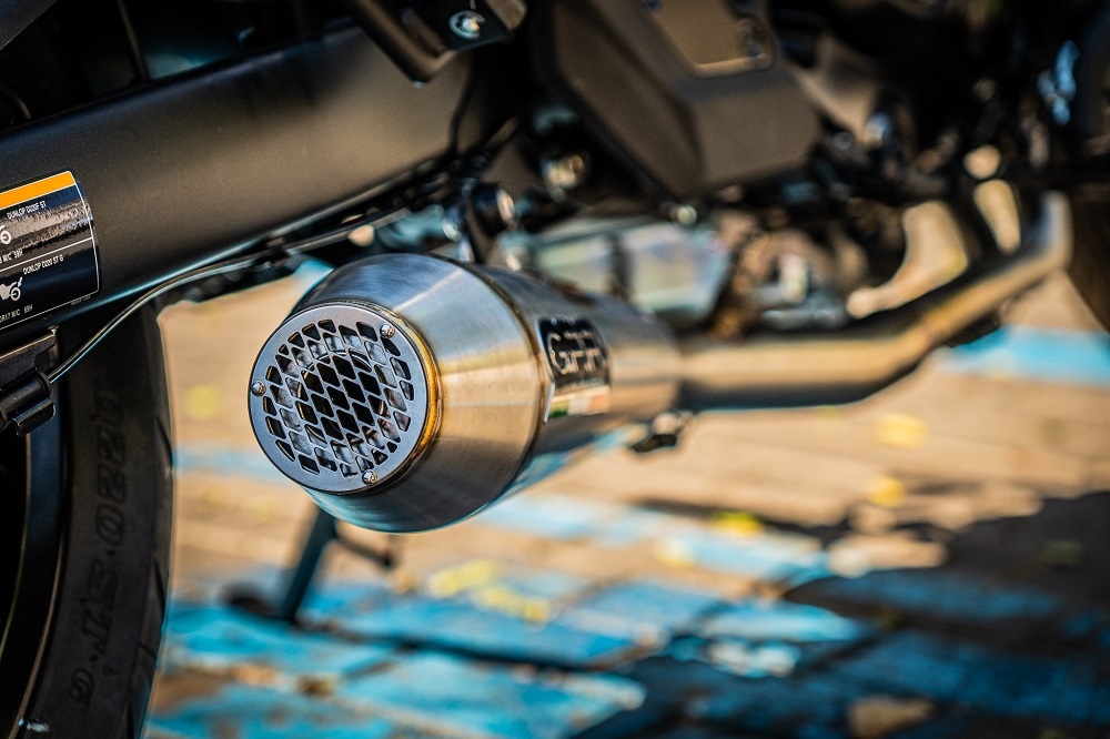 GPR exhaust compatible with Kawasaki Vulcan 650 2021-2023, Ultracone, Full system exhaust including removable db killer and catalyst, EPA-compliant 