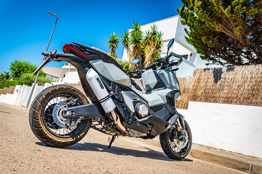 GPR exhaust compatible with  Honda X-Adv 750 2025-2026, Albus Evo4, Slip-on exhaust including removable db killer and link pipe, EPA-compliant 