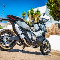 GPR exhaust compatible with  Honda X-Adv 750 2025-2026, Albus Evo4, Slip-on exhaust including removable db killer and link pipe, EPA-compliant 