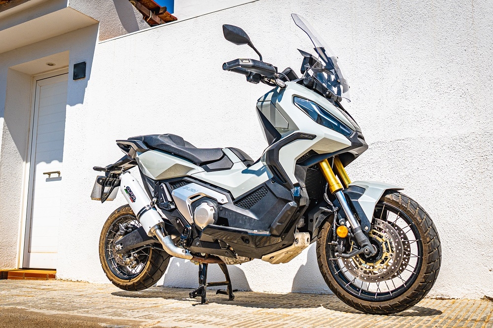 GPR exhaust compatible with  Honda X-Adv 750 2025-2026, Albus Evo4, Slip-on exhaust including removable db killer and link pipe, EPA-compliant 