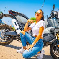 GPR exhaust compatible with  Honda X-Adv 750 2025-2026, Albus Evo4, Slip-on exhaust including removable db killer and link pipe, EPA-compliant 