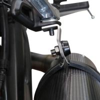 Exhaust compatible with Yamaha XSR700 2021-2024, Albus Ceramic, Full system exhaust, including removable db killer 