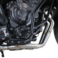Exhaust compatible with Yamaha XSR700 2021-2024, Albus Ceramic, Full system exhaust, including removable db killer 