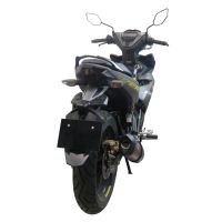 GPR exhaust compatible with Yamaha Sniper 150 2021-2022, Furore Nero, Full system exhaust, including removable db killer 