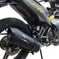 GPR exhaust compatible with Yamaha Sniper 150 2021-2022, Furore Nero, Full system exhaust, including removable db killer 