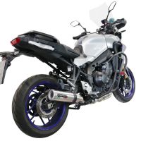 Exhaust compatible with Yamaha Tracer 9 2021-2024, M3 Inox , Full system exhaust including removable db killer and catalyst 