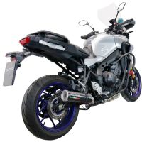 Exhaust compatible with Yamaha Tracer 9 2021-2024, M3 Poppy , Full system exhaust including removable db killer and catalyst 