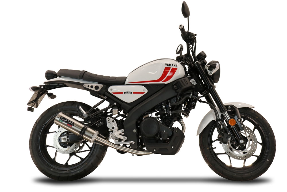 GPR exhaust compatible with  Yamaha XSR125 2021-2025, M3 Inox , Full system exhaust, including removable db killer 