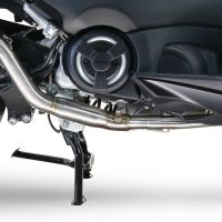 GPR exhaust compatible with Yamaha T-Max 560 2022-2024, Satinox , Full system exhaust, including removable db killer 