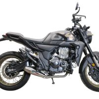 Exhaust compatible with Zontes 350 X1 2022-2024, Ultracone, Full system exhaust, including removable db killer 