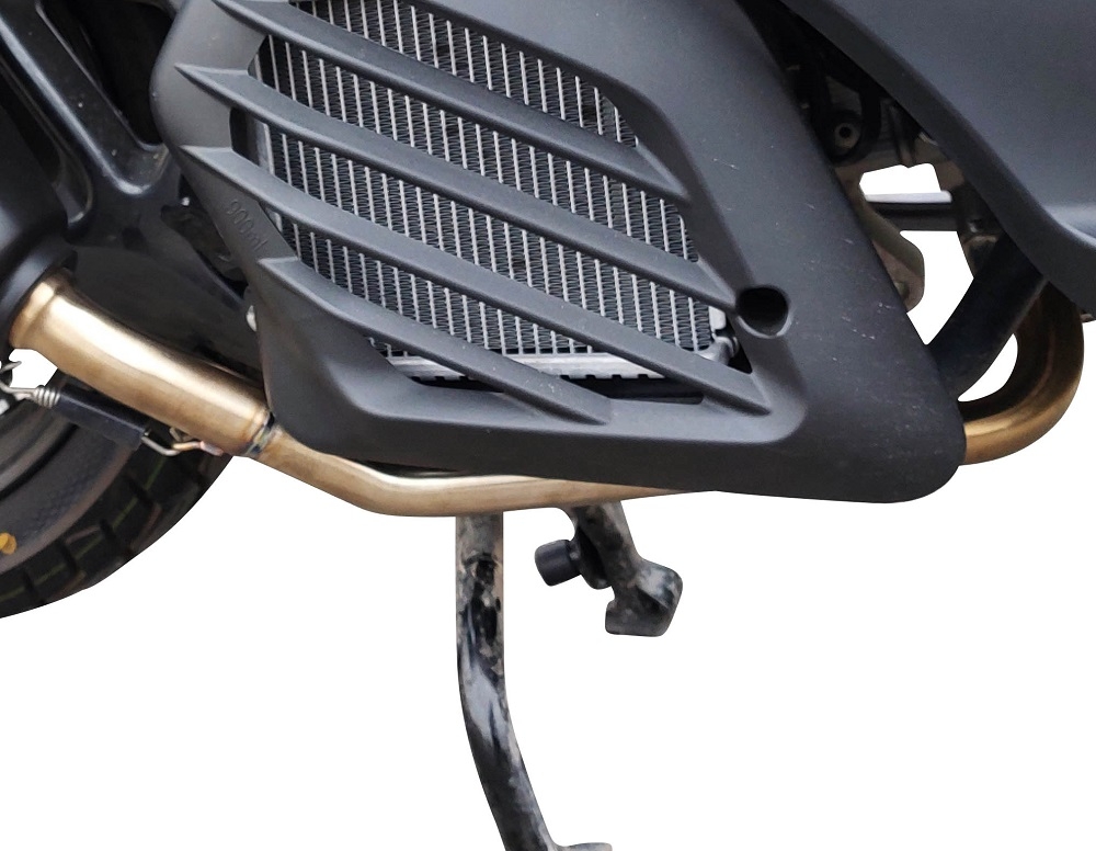 Exhaust compatible with Zontes M 125 2022-2024, Pentaroad Inox, Full system exhaust, including removable db killer 