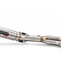 GPR escape compatible con  Yamaha Mt-07  2017-2020, Deeptone Inox, Escape completo racing, incluyendo colector y db killer desmontable, sin homologación 