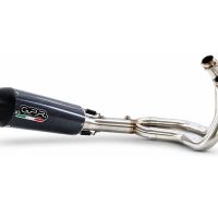 GPR escape compatible con  Kawasaki Er 6 N - F  2012-2016, Gpe Ann. Poppy, Escape completo homologado y legal,con catalizador incluido db killer extraíble 