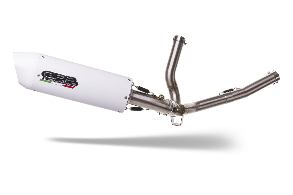 Exhaust compatible with Suzuki V-Strom 650 2021-2025, Albus Evo4, Mid-Full system exhaust, including removeble db killer and catalyst 