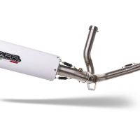 GPR escape compatible con  Suzuki V-Strom DL650 2017-2020, Albus Evo4, Sistema de escape medio lleno, incluido db killer extraíble y tubo de conexión 