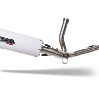 Exhaust compatible with Suzuki V-Strom 650 2021-2025, Albus Evo4, Mid-Full system exhaust, including removeble db killer and catalyst 