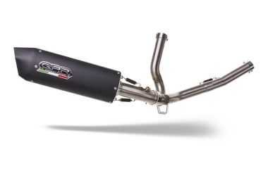 GPR escape compatible con  Suzuki Sv 650 - S 1999-2002, Furore Nero, Escape semi-completo homologado con db killer extraible 