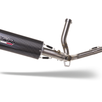 Exhaust compatible with Suzuki V-Strom 650 2021-2025, Furore Evo4 Poppy, Mid-Full system exhaust including removable db killer 
