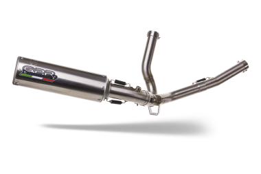 Exhaust compatible with Suzuki SV650 SV650S 1999-2002, M3 Inox , Mid-Full system exhaust including removable db killer 