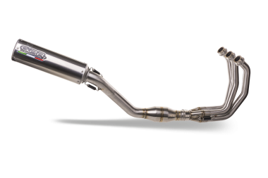 Exhaust compatible with Yamaha FJ-09 2021-2023, M3 Inox , Full system exhaust including removable db killer and catalyst 