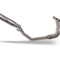 GPR escape compatible con  Triumph Trident 660 2021-2024, Deeptone Inox, Escape completo, no legal para países de la UE, con db killer extraíble 