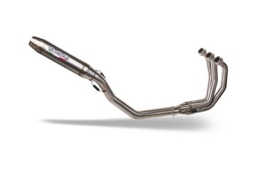 GPR escape compatible con  Triumph Tiger Sport 660 2022-2024, Deeptone Inox, Escape completo, no legal para países de la UE, con db killer extraíble 