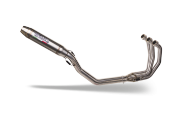 Exhaust compatible with Triumph Tiger Sport 660 2022-2024, Deeptone Inox, Full system exhaust, including removable db killer 